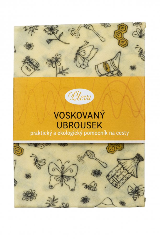 Voskovaný ubrousek - Včelí svět Hanky Plevové,