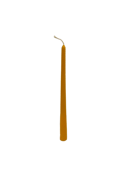 Svíčka ze včelího vosku - oválná úzká 230 mm