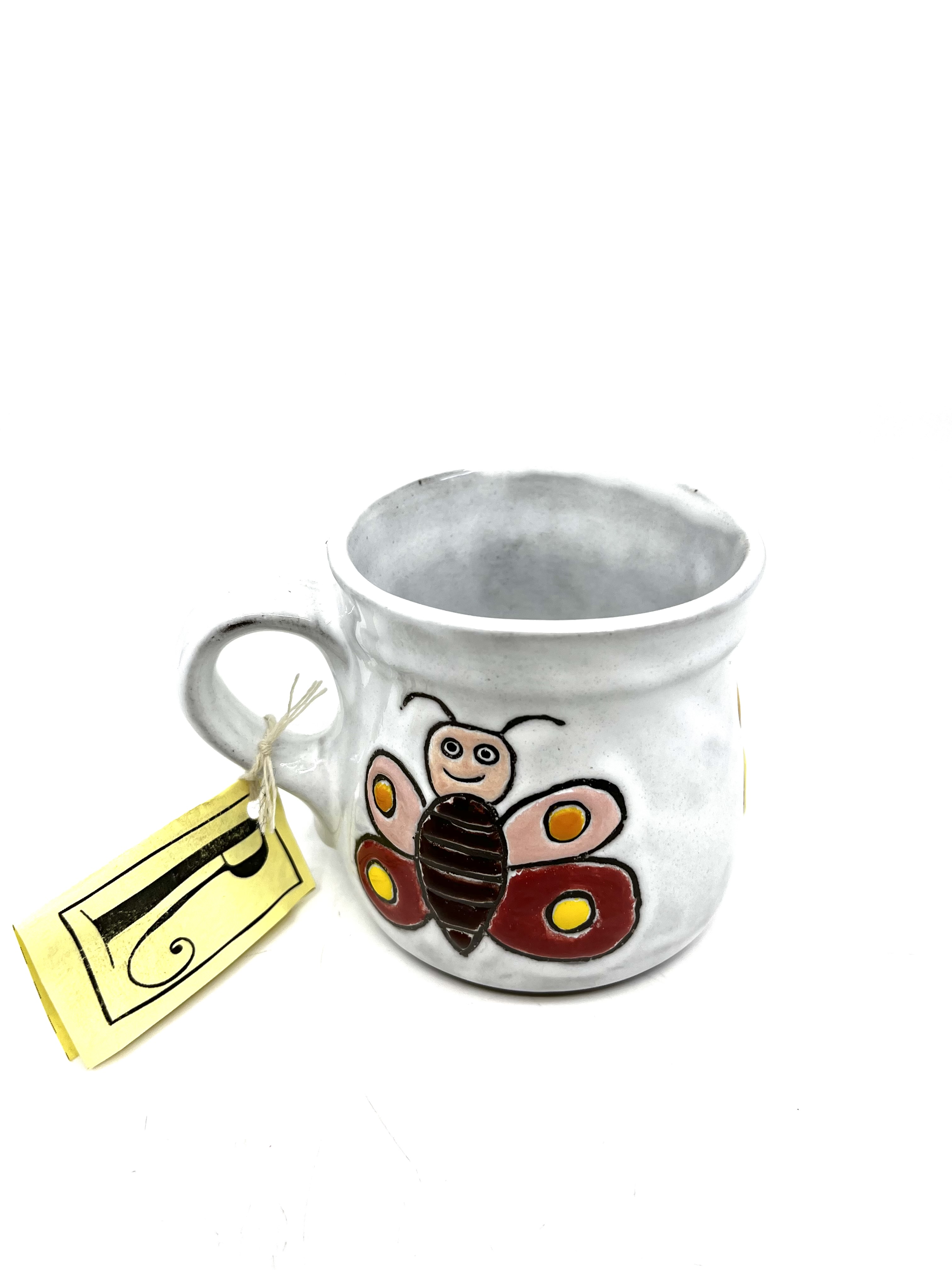 Hrneček s červeným motýlkem 400ml