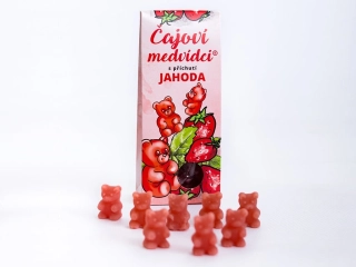 ČAJOVÍ MEDVÍDCI S PŘÍCHUTÍ JAHOD