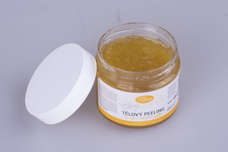 Tělový peeling se solí a medem - vanilka